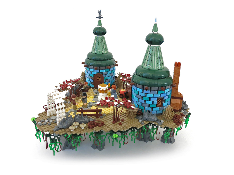 Illustration for article titled This Bastion-Inspired LEGO World Deserves Its Own Game